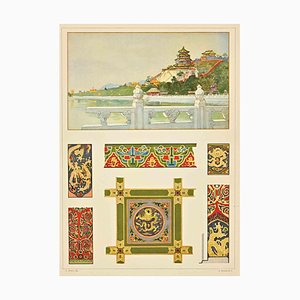 A. Alessio, Motivi decorativi: cinese, Chromolithograph, inizio XX secolo