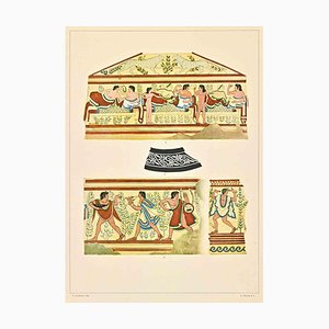 A. Alessio, Decorative Motifs: Etruscan, Chromolithograph, Early 20th Century