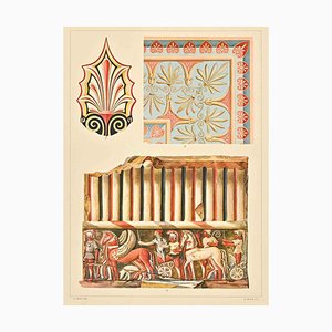 A. Alessio, Motifs Décoratifs : Étrusque, Chromolithographie, Début 20e Siècle