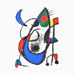 After Joan Miró, Komposition XI, Lithographie, 1974