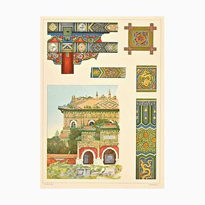 A. Alessio, Motifs Décoratifs : Styles Chinois, Chromolithographie