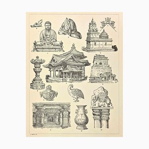 Andrea Mestica, Decorative Motifs: Japanese, Chinese, Chromolithograph