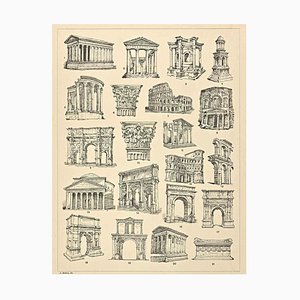 Andrea Mestica, Motivi decorativi: Stili romani, Cromolitografia