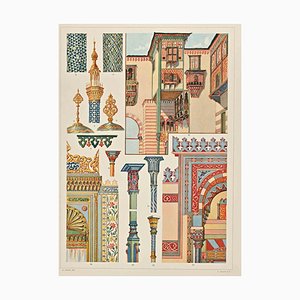 A. Alessio, Motifs Décoratifs : Styles Arabes, Chromolithographie