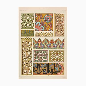 A. Alessio, Dekorative Motive: Arabische Stile, Chromolithograph