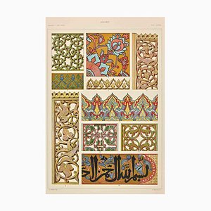 A. Alessio, Motivi decorativi: Stili arabi, Cromolitografia