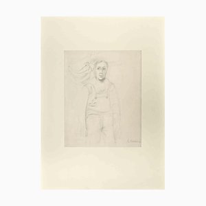 Dopo Willem De Kooning, Working Man, offset e litografia, 1985