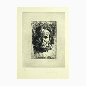 Pio Semeghini, Mother's Portrait, Etching, 1964