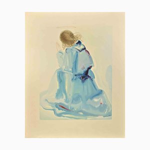 Salvador Dali, Der Engel des ersten Himmels, Holzschnitt, 1963