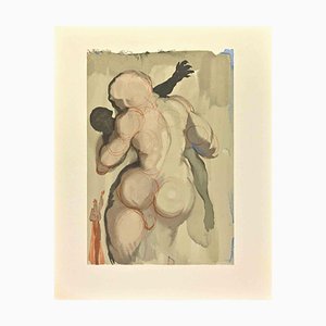 Salvador Dali, Violent Death, Woodcut Print, 1963