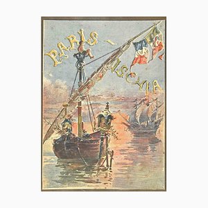 Desconocido, Paris-Ischia, Litografía, década de 1880, Litografía