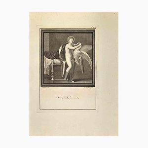 Carlo Nolli, Leda con il cigno, Acquaforte, XVIII secolo