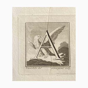 Unknown, Capital Letter for Antiquities of Herculaneum Exposed, Late 18th Century