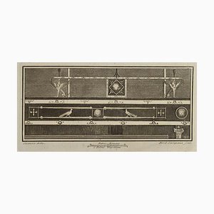 Ferdinando Campana, Ornamental Pompeian Style, Etching, 18th Century