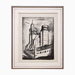Moise Kisling, Landschaft, 1920er, Lithographie