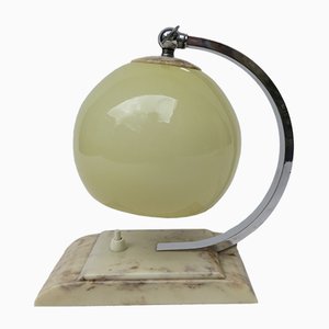 Lampe de Chevet Art Déco Vintage avec Bakélite