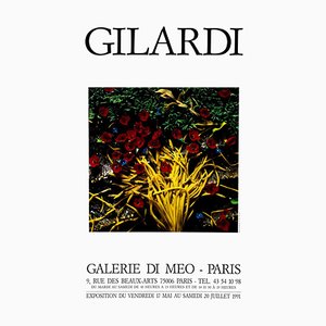 Piero Gilardi, Galerie Di Meo Ausstellungsplakat, 1991, Lithographie