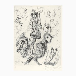 Marc Chagall, Le Clown Acrobate, Radierung und Aquatinta, 1967