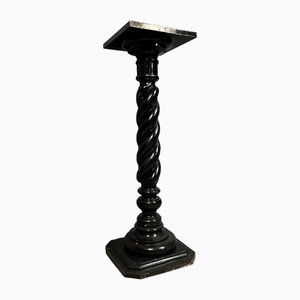 Napoleon III Twisted Column in Lacquered Wood