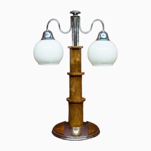 Lámpara de mesa alemana Art Déco, años 40