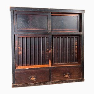 Meiji Period Japanese Tansu Storage Cabinet
