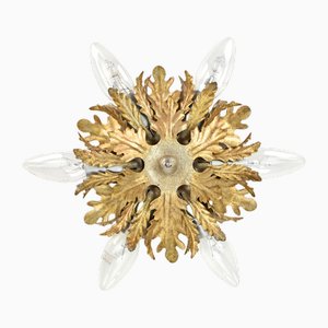 Silver and Gold Toleware Ceiling Light or Wall Sconce from Banci Firenze