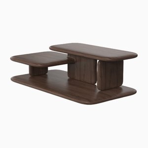 Modern Plana Center Table in Walnut by Javier Gomez