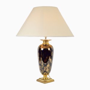 Vintage Regency Table Lamp in Brass from ARO, Germany, 1970s