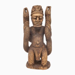 Statue d'Artiste Dogon, Guérisseur, 1950s, Bois