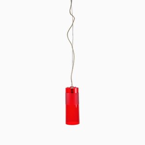 Lampe à Suspension Easy Rouge par Ferruccio Laviani pour Kartell, 2000s