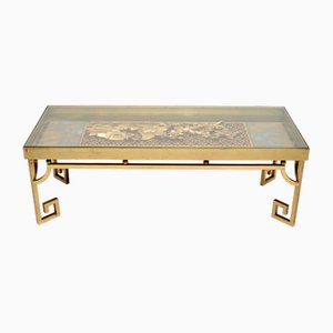 Vintage Brass Coffee Table, 1960s
