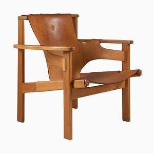 Mid-Century Scandinavian Easy Chair Trienna attributed to Carl-Axel Acking for NK, 1960s
