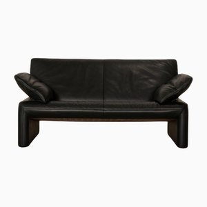 Leather Two-Seater Sofa in Dark Green by Jori Linea