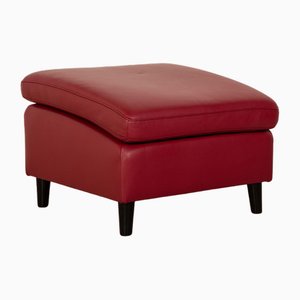 Sample Ring Leather Stool in Red