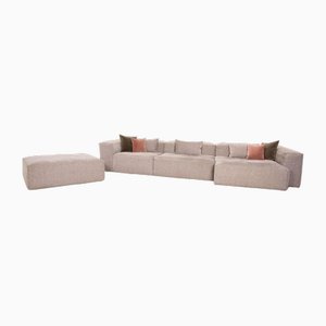 Bolia Cosima Fabric Sofa Set in Gray, Set of 2