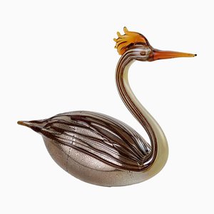 Vintage Sculpture Water Bird by S. Costantini, 1980s