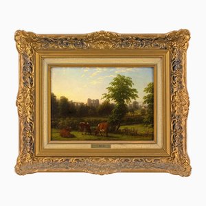 Thomas Baker, Veduta di Kenilworth, XIX secolo, Olio su tela