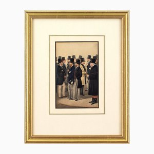 Richard Dighton, A Gathering of Substance, 1800s, Watercolor