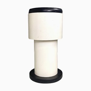 Italian Space Age Black and White High Bar Stool, 1960s