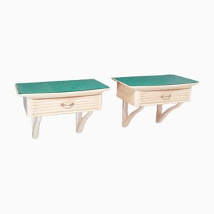 Italian Bedside Tables in the Style of Valabrega, Set of 2