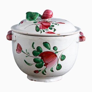Floral Tureen by Les Islettes Faience