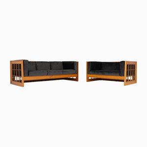 Fox Hunting Series Sofas from Linea Arredo, 1970s, Set of 2