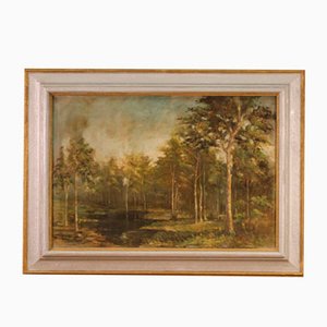 Italian Artist, Landscape Scene, 1939, Oil on Board, Framed