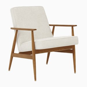 Fox Lounge Chair Marble White Dark Wood, 2023