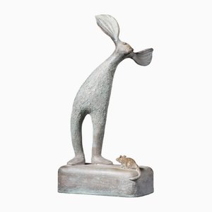 Figure of Mouse on Block by Betty Paanekker