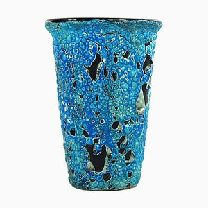 Vase bx Charles Cart en Céramique pour Cyclope Emaux Des Glacier, 1960s