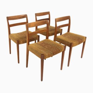 Garmi Teak Stühle von Hugo Troeds, Schweden, 1960er, 4er Set