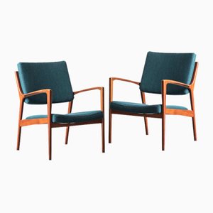Easy Chairs by Karl-Erik Ekselius, Sweden, 1960s, Set of 2