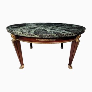 Empire Round Coffee Table with Return from Egypt, 1920s