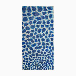 Giorgio Lo Fermo, Blue Spots, óleo sobre lienzo, 2021